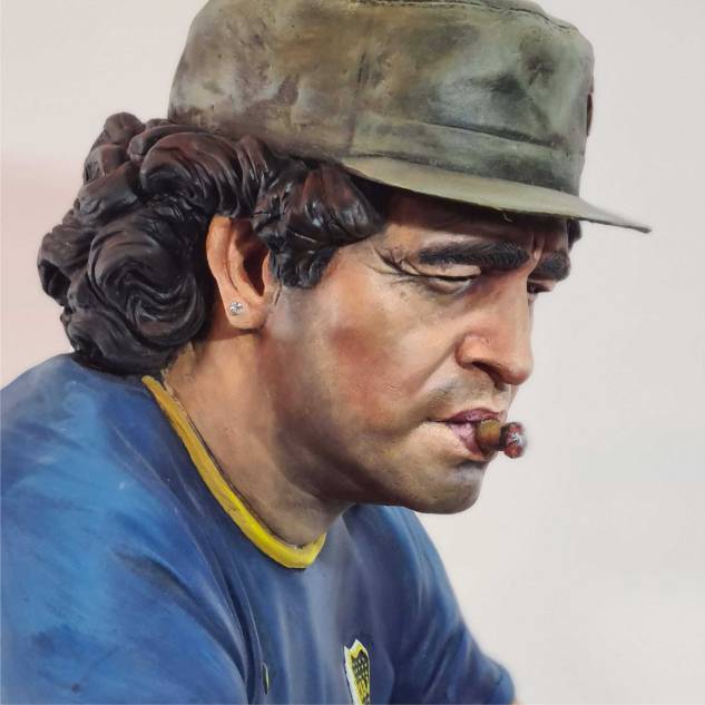 Maradona at the Bombonera