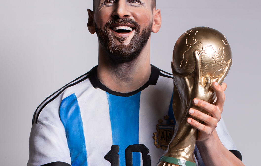 Messi’s Sculpture for the Conmebol Museum in Asunción, Paraguay